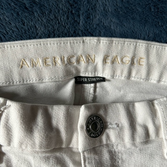 Distressed White Jean Shorts - Picture 4 of 7